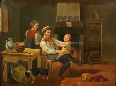  / Ve světnici / Constantinus Fidelio Coene (připsáno)