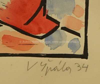  / Odpočívající dívka / Václav Špála