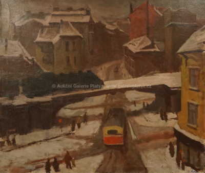  / Město v zimě / Ladislav Šíma