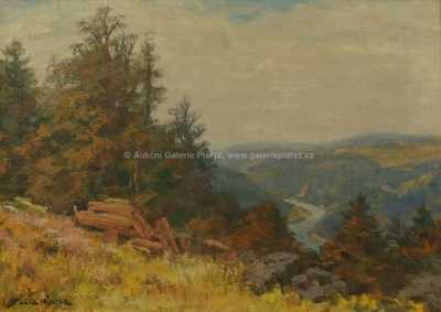  / Řeka v údolí / Otakar Hůrka