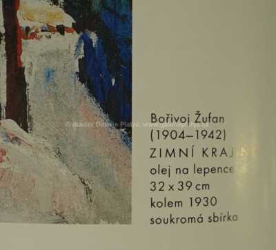  / Zimní krajina / Bořivoj Žufan