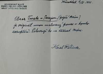  / Turek v Sarajevu / Karel Rélink
