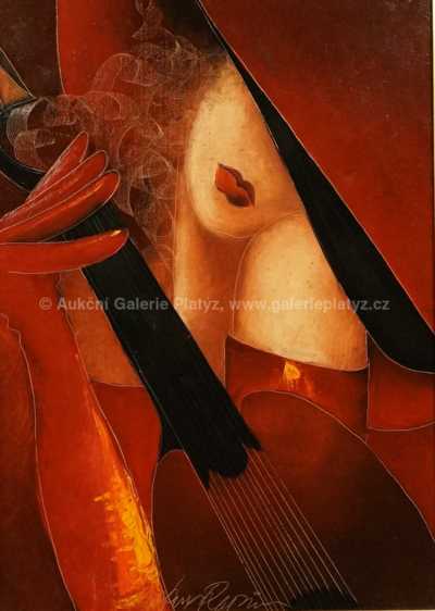  / Loutnistka / Jan Rapin