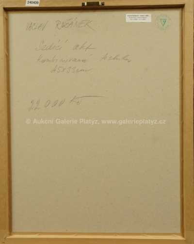  / Sedící akt / Václav Rožánek