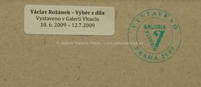  / Sedící akt / Václav Rožánek