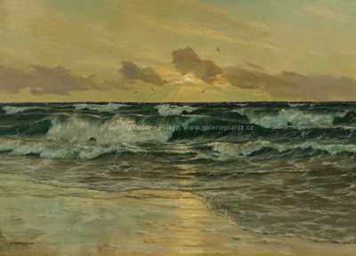  / Západ slunce / Alexej Vasiljevič Hanzen