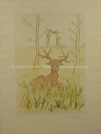  / O jelenovi (LE CERF MALADE) / Salvador Dalí