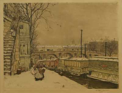  / Most sv. Marie v zimě / František Tavík Šimon