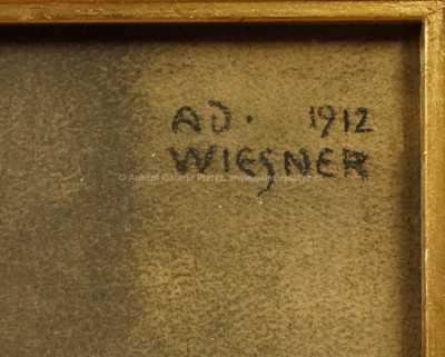  / Dívka se svíčkou / Adolf Wiesner