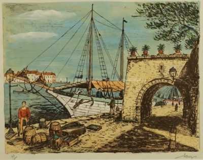  / Rybářská loď / Alois Kohout (Lecoque)