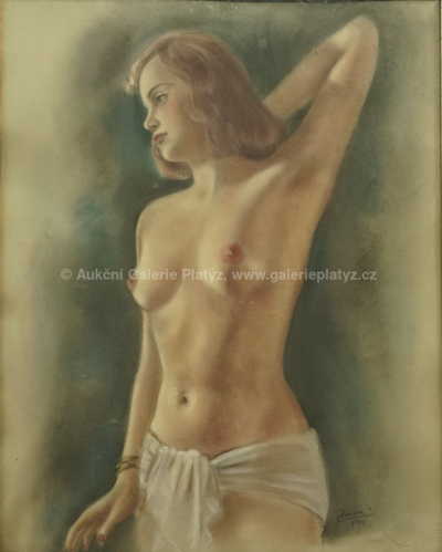  / Dívčí akt /   Autor neurčen