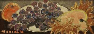  / Zátiší s hrozny / Arnošt Paderlík