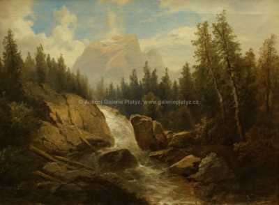  / Alpský motiv / Josef Thoma