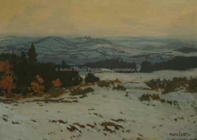  / Zimní pohled na Trosky / Jaroslav Panuška