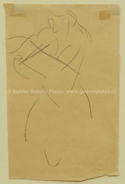  / Houslistka / Otto Gutfreund