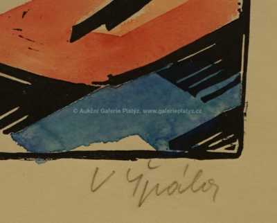  / Odpočívající dívka / Václav Špála