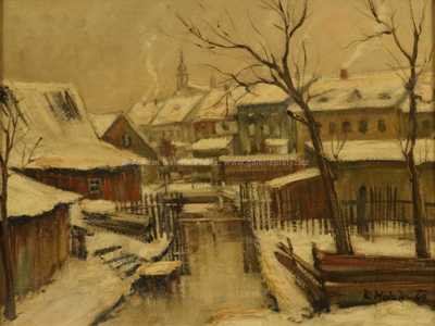  / Periferie v zimě / Karel Holan