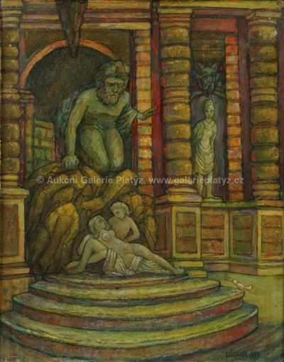  / Fontána v Lucemburské zahadě / Jaromír Skřivánek