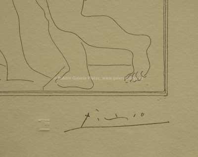  / Deux sculpteurs devant une statue / Pablo Picasso