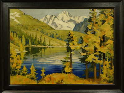Imro Weiner - Kráľ - Pohled na Štrbské pleso