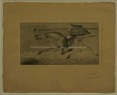  / Hladovějící jezdec / Alfred Kubin