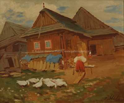  / Chalupy ze starého Važce / Ján Hála