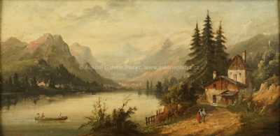  / Alpský motiv / Antonín Josef Levý