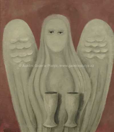  / Anděl s dvěma poháry / Vladimír Komárek