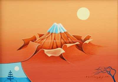  / Zrození Fudžijamy / Josef Velčovský