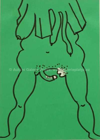  / Zelená / Milan Knížák