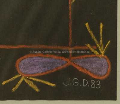  / Abstraktní kompozice / Jiří Georg Dokoupil