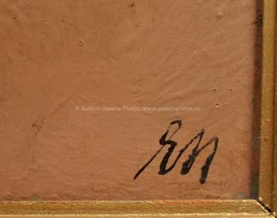  / Žena v červených šatech / Ernest Neuschul