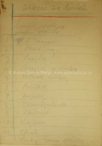  / Tisk k 50. narozeninám / Václav Špála