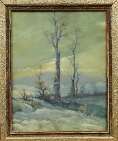 Gustav Porš - Zimní motiv