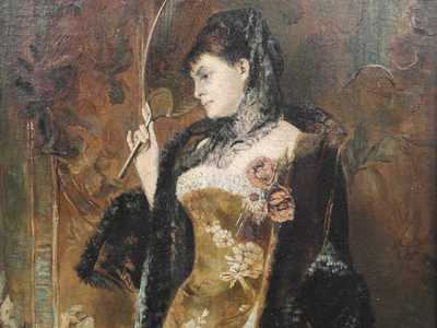  / Dáma s kožešinou /   Neznačeno