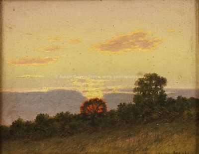  / Západ slunce / Adolf Pergl