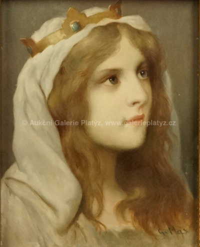  / Dívka s korunkou / Gabriel Cornelius von Max