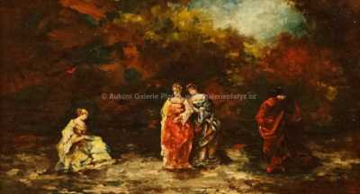  / Parková scéna / Adolphe Monticelli