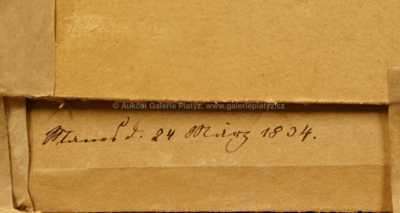  / Lávka v horách / Antonín Mánes