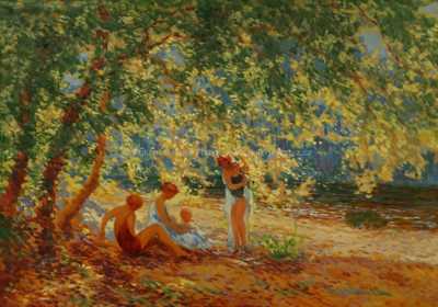  / Dívky u vody / Karel Langer