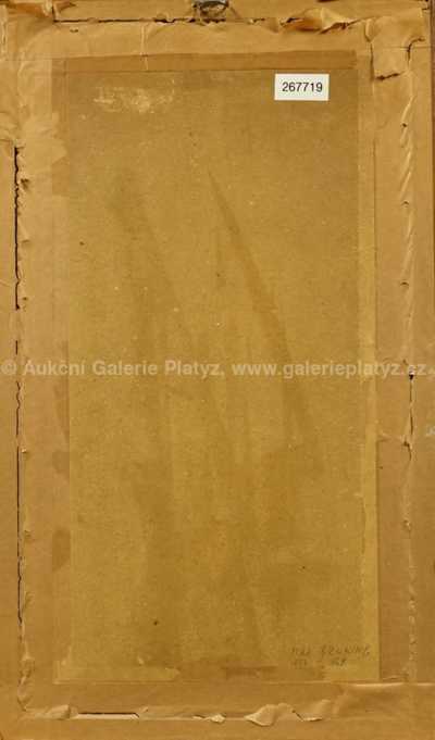  / Dívka v modrém / Max Brüning