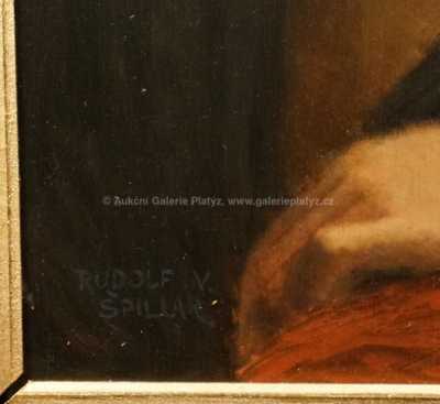  / Portrét dívky / Rudolf Vojtěch Špillar