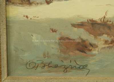  / Zasněžená krajina / Oldřich Blažíček