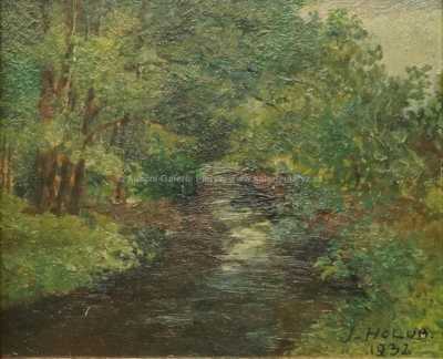  / Tůň u Vltavy /  Josef Holub