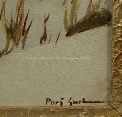  / Zimní potůček / Gustav  Porš