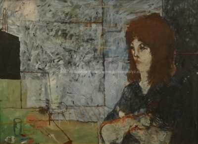  / Sedící dívka / Richard Wiesner