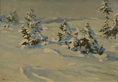  / Zima v horách / Gustav  Porš