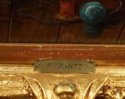  / Koťata při hře / F. Krantz