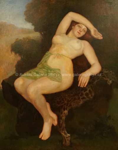  / Odpočívající dívka /   Neznačeno