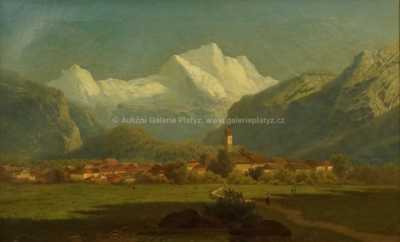  / Městečko v Alpách / Adolf Chwala